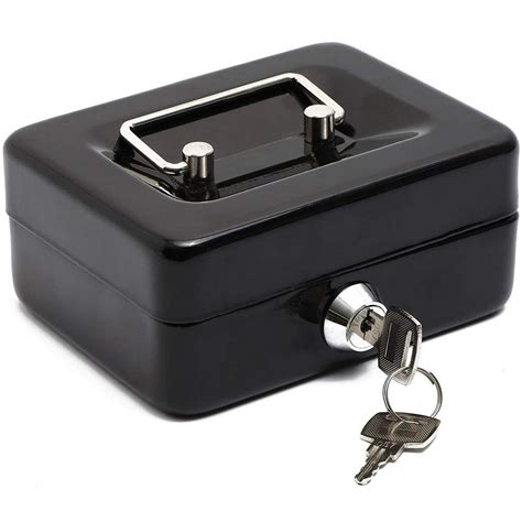 large metal money box|cash box with lock price.